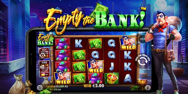Découvrez la machine à sous Empty the Bank de Pragmatic Play. Jouez gratuitement à la démo de la slot & découvrez ses statistiques. Max win x10000.