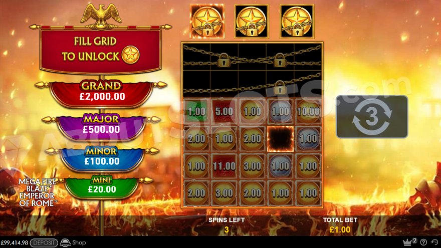 earn Mega Fire Blaze Casino cashback bonus promotion