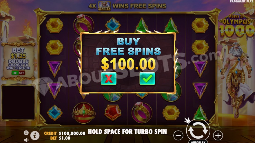 Gates of Olympus 1000 (Pragmatic Play) Slot Review - 💎AboutSlots