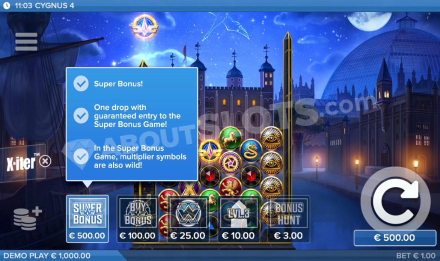 slot Cygnus 4 - Acquisti X-iter
