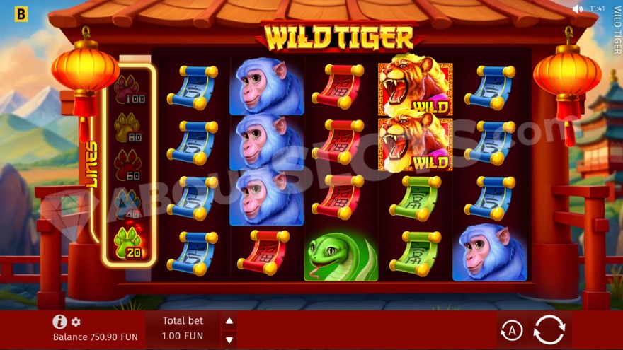 recensione slot Wild Tiger