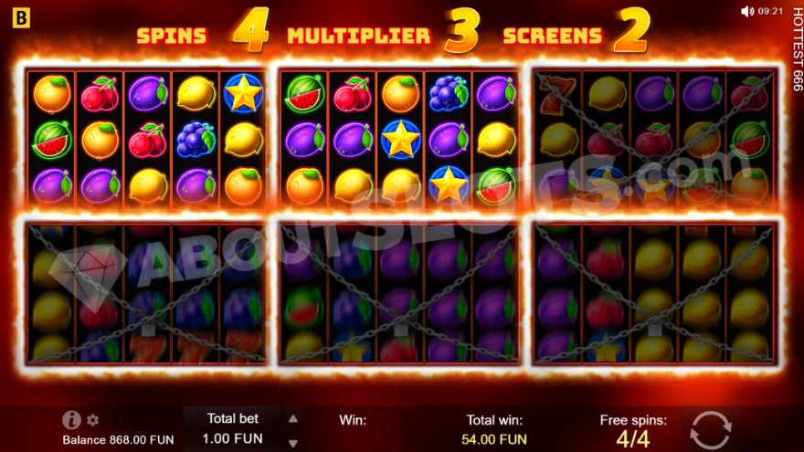 slot Hottest 666 gioco bonus