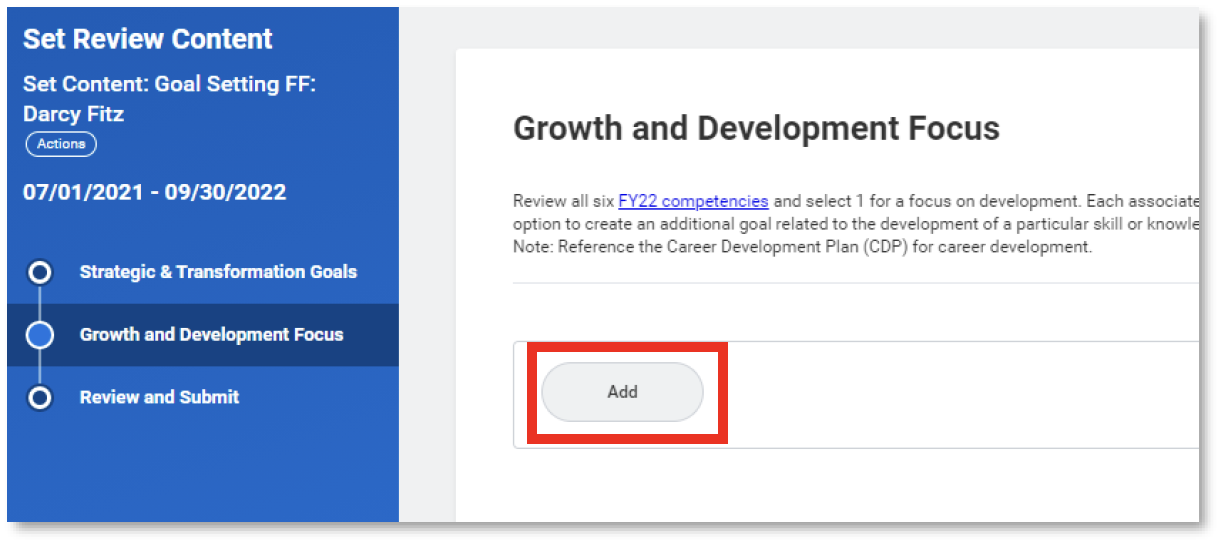 How To Workday CMP Goal Setting Guide Discover Sysco Workday