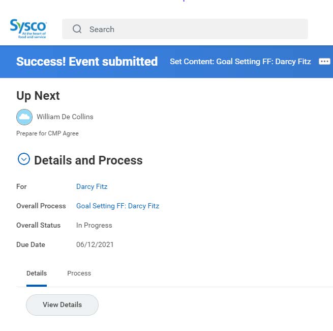 How To Workday CMP Goal Setting Guide Discover Sysco Workday