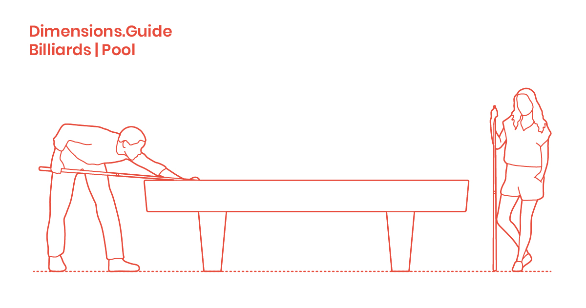 Billiards Pool Dimensions & Drawings