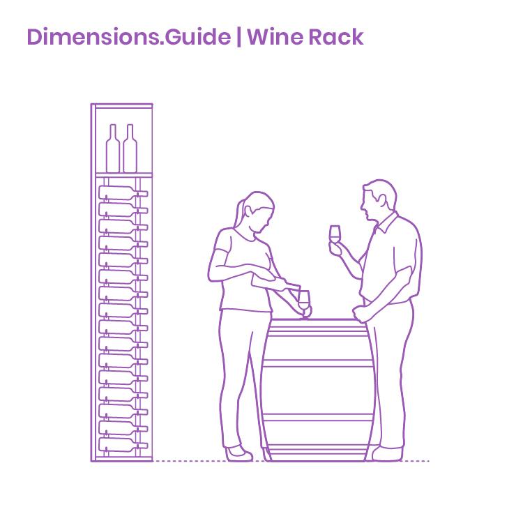Wine Racks Dimensions & Drawings