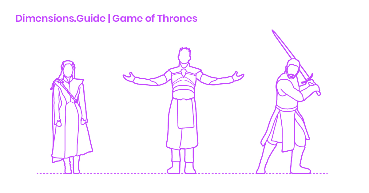 Game of Thrones Dimensions & Drawings