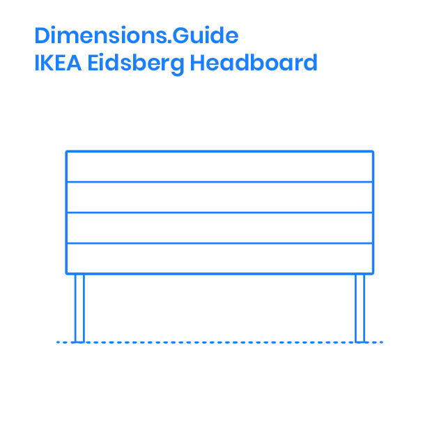 IKEA Eidsberg Headboard Dimensions & Drawings