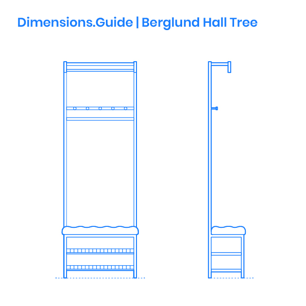 Berglund Hall Tree Dimensions & Drawings