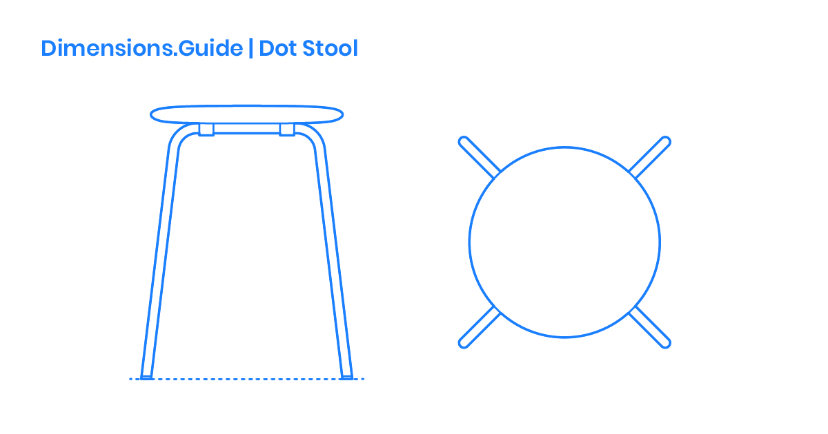 Dot Stool Dimensions & Drawings