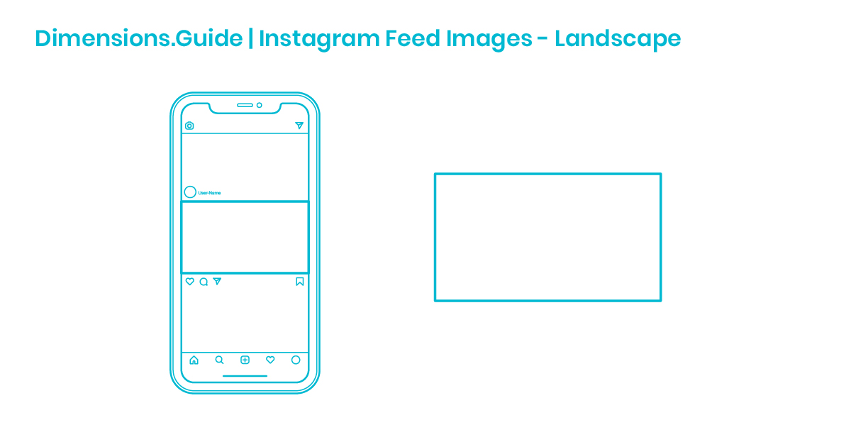 Instagram Feed Images Landscape Dimensions & Drawings