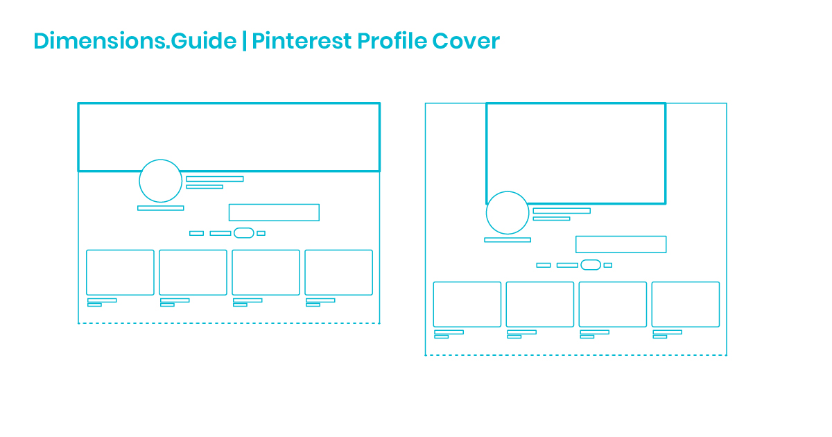 Pinterest Profile Cover Dimensions & Drawings
