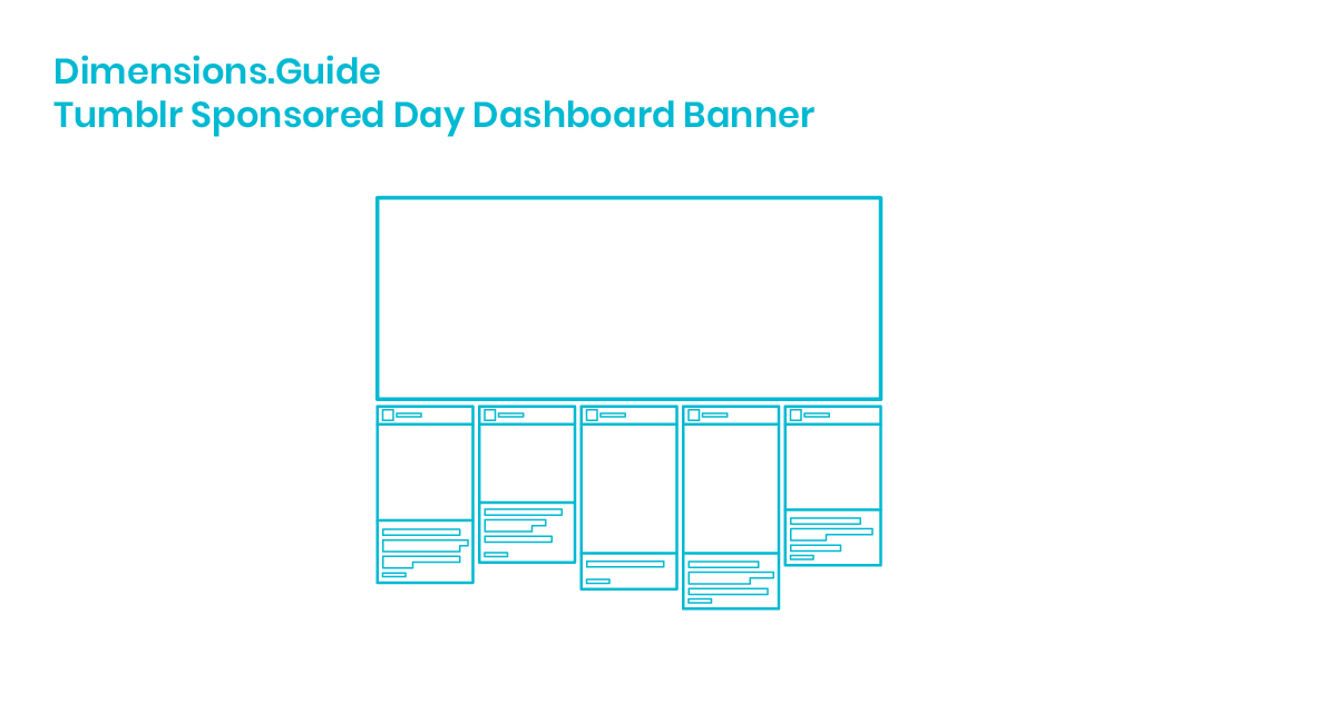 Tumblr Sponsored Day Dashboard Banner Dimensions & Drawings
