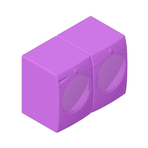 Whirlpool Front Load Washer & Dryer Dimensions & Drawings