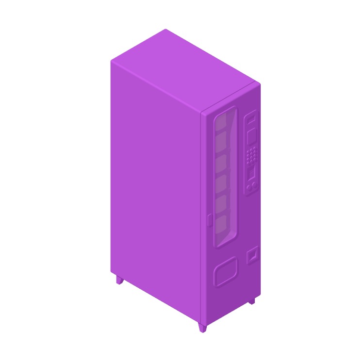 Beverage Vending Machine Dimensions & Drawings