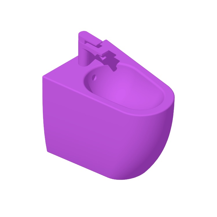 Bidets Dimensions & Drawings