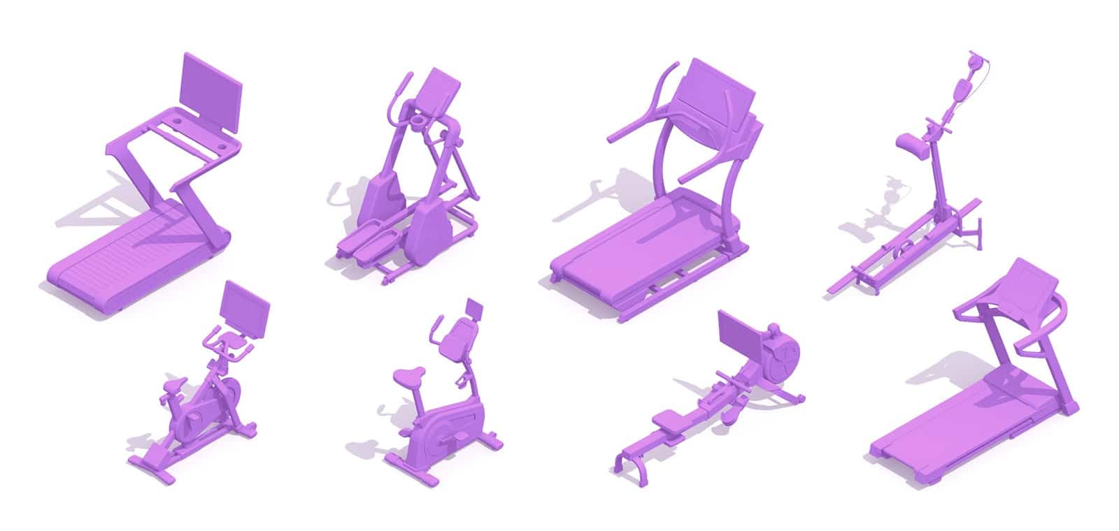 Exercise Equipment Dimensions & Drawings