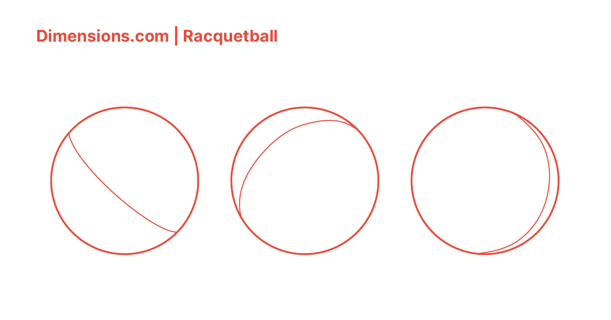 Racquetball Dimensions & Drawings