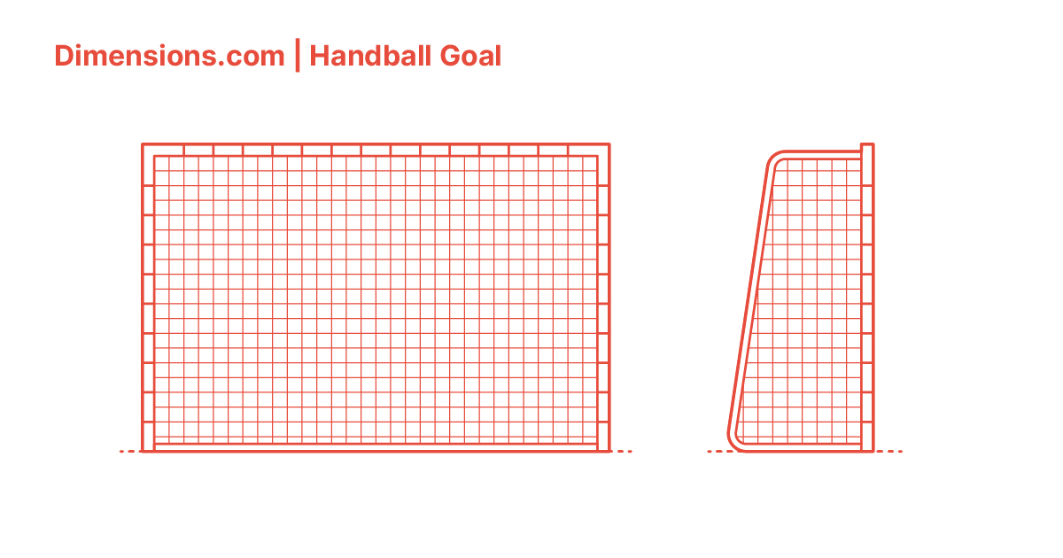 Handball Goal Dimensions & Drawings