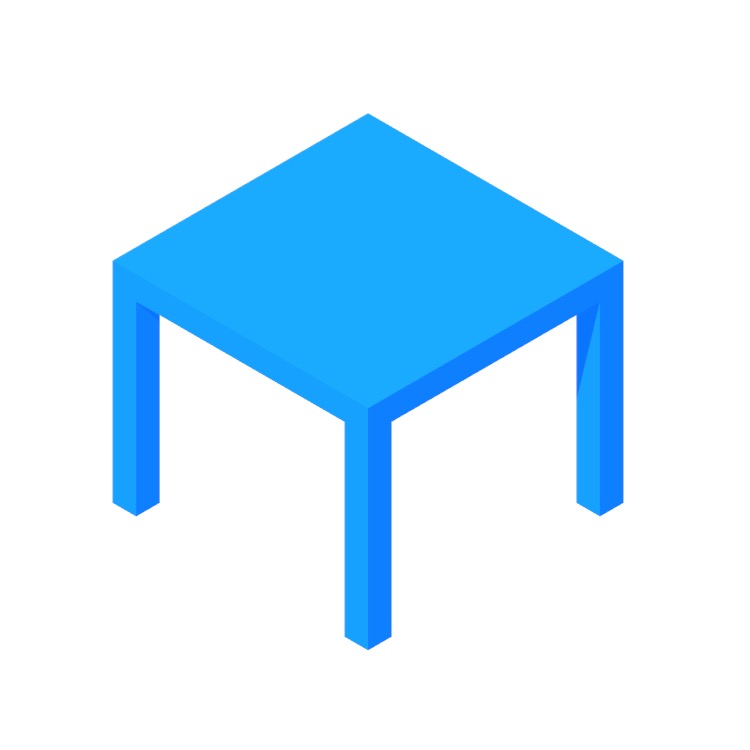 IKEA Lack Side Table Dimensions & Drawings