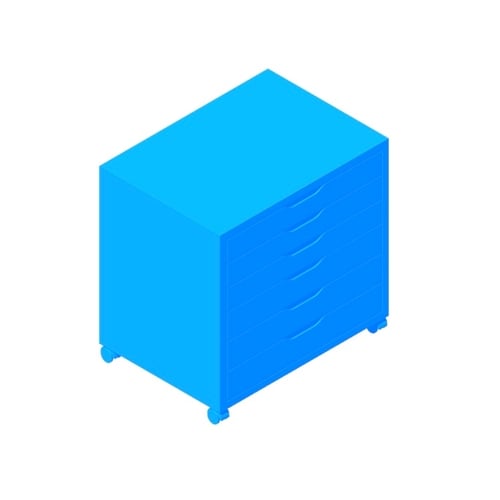 IKEA Alex Drawer Unit Dimensions & Drawings