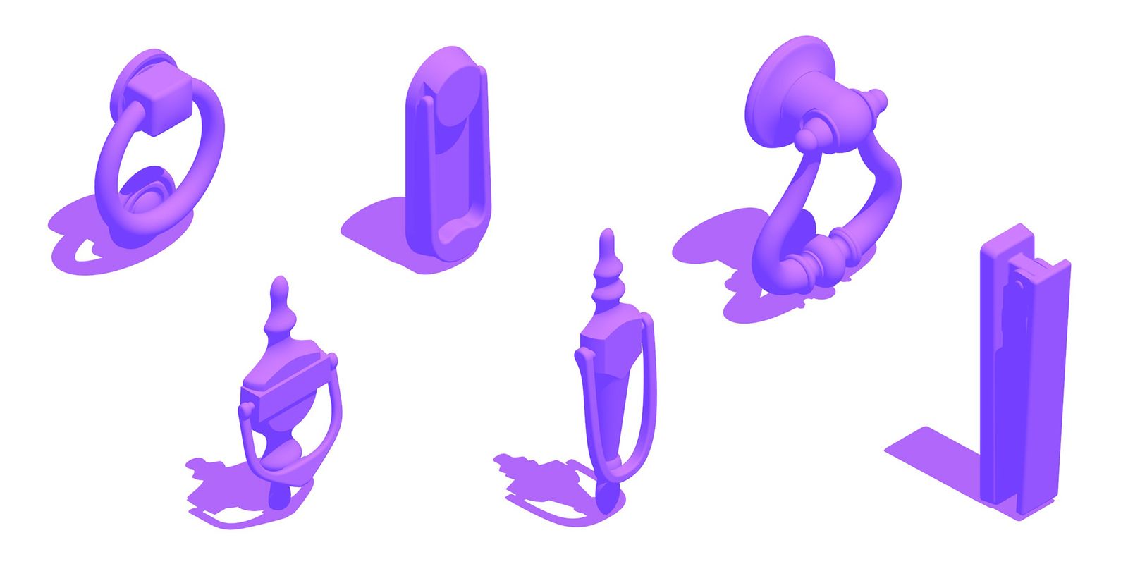 Door Knockers Dimensions & Drawings