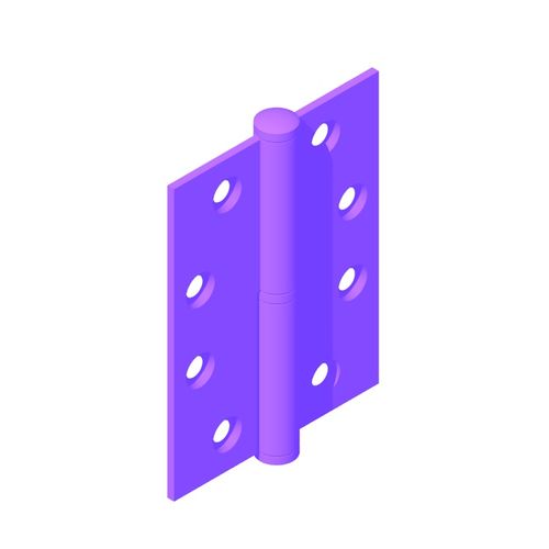 Hirline Door Hinge Dimensions & Drawings