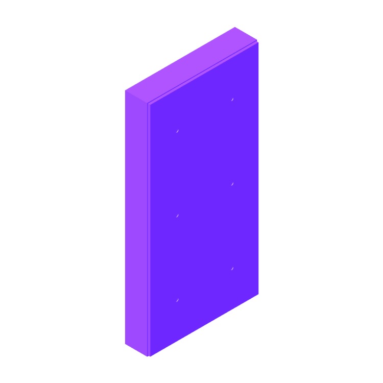 Concrete Walls Dimensions & Drawings