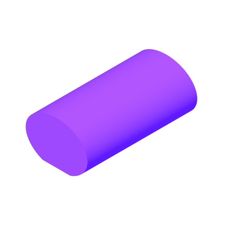 View of Oval Handrail in 3D available for download