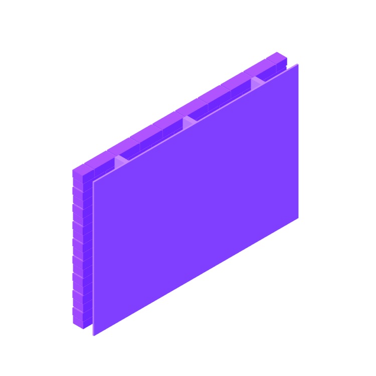 Masonry Walls Dimensions & Drawings