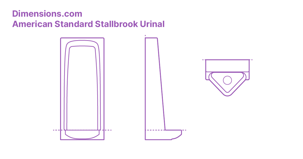American Standard Stallbrook Urinal Dimensions & Drawings