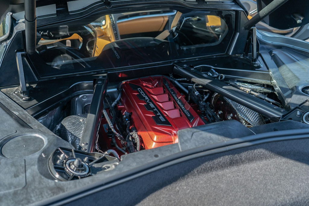 Barre Anti-roulis Carbone Réel Pour Corvette C8 Stingray Coupé 2020-2025 - JOGON