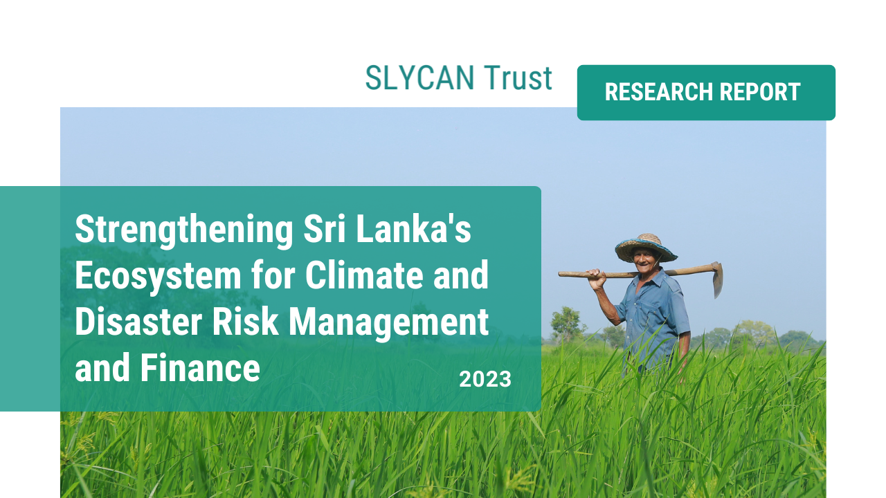 Research Report: Strengthening Sri Lanka's Ecosystem for Climate and ...
