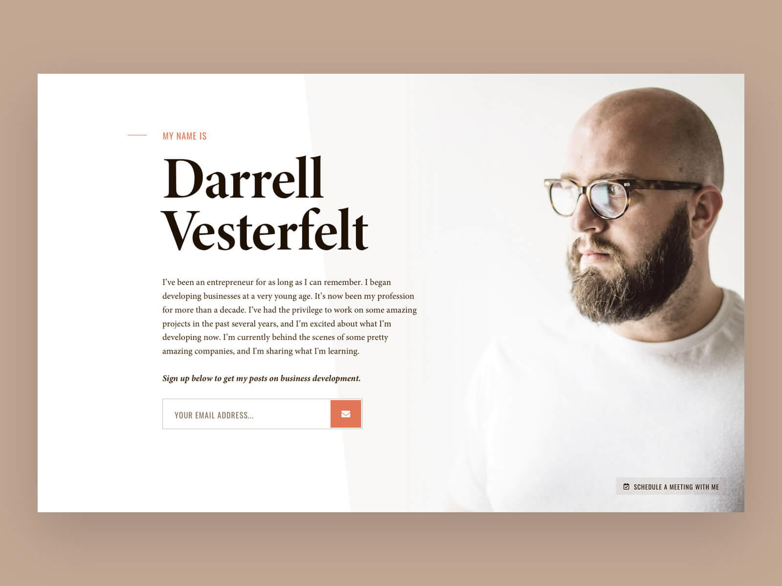 Darrell Vesterfelt's Personal Landing Page