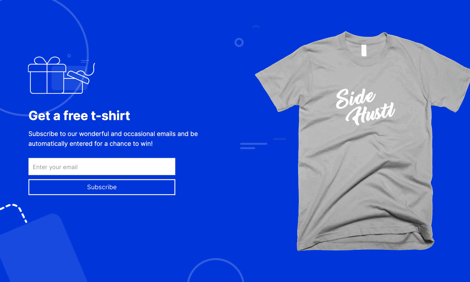 Contest / Giveaway Landing Page Template ConvertFlow