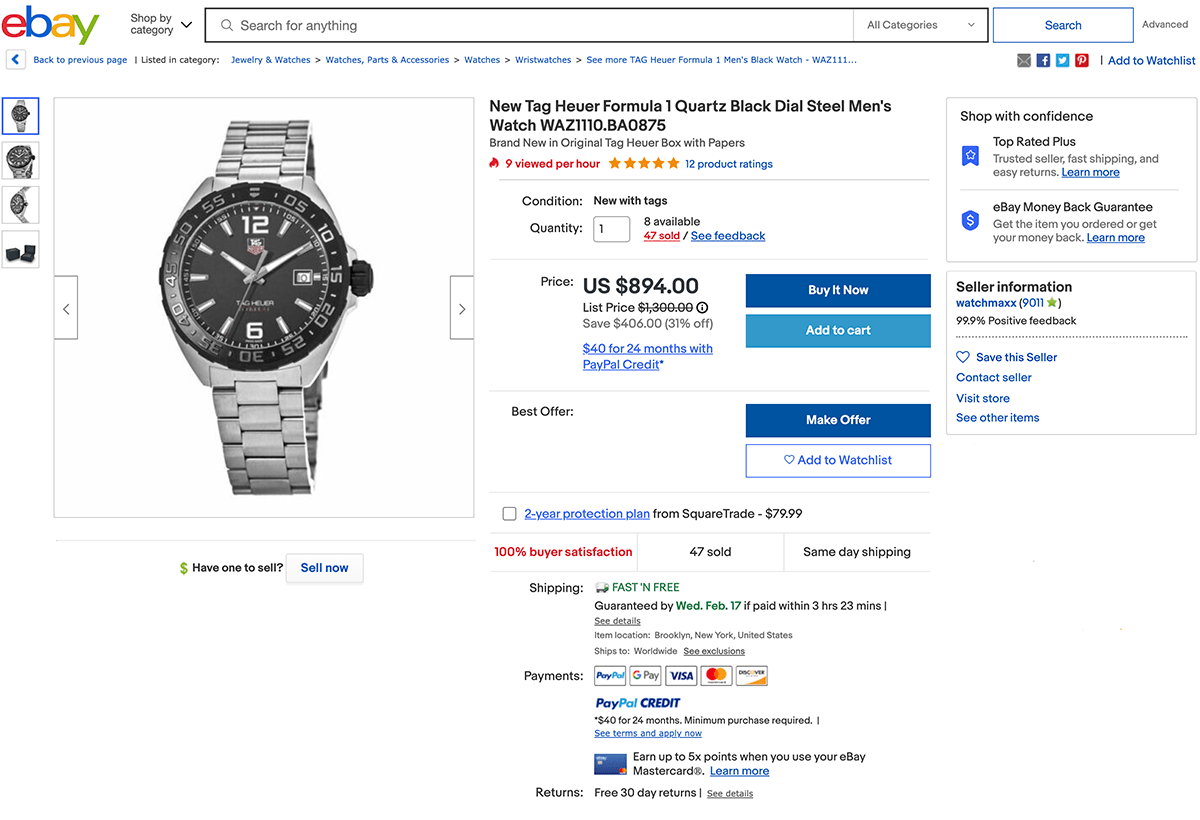 eBay Landing Page Trust Badges ConvertFlow