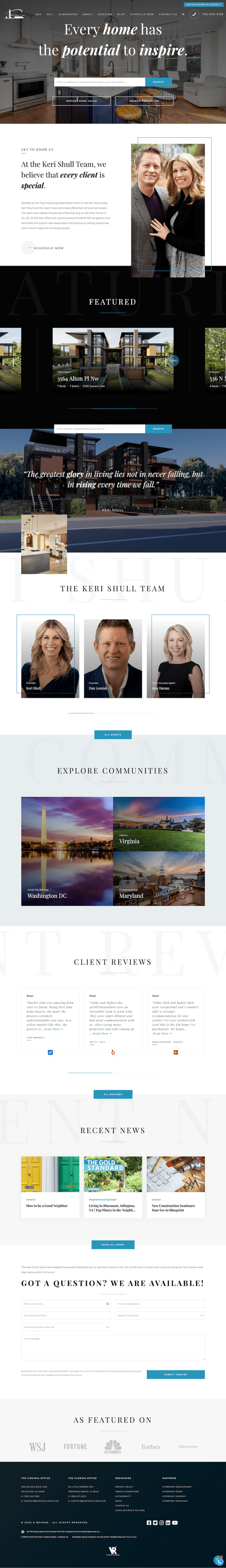 Keri Shull Realtor Landing Page Example ConvertFlow