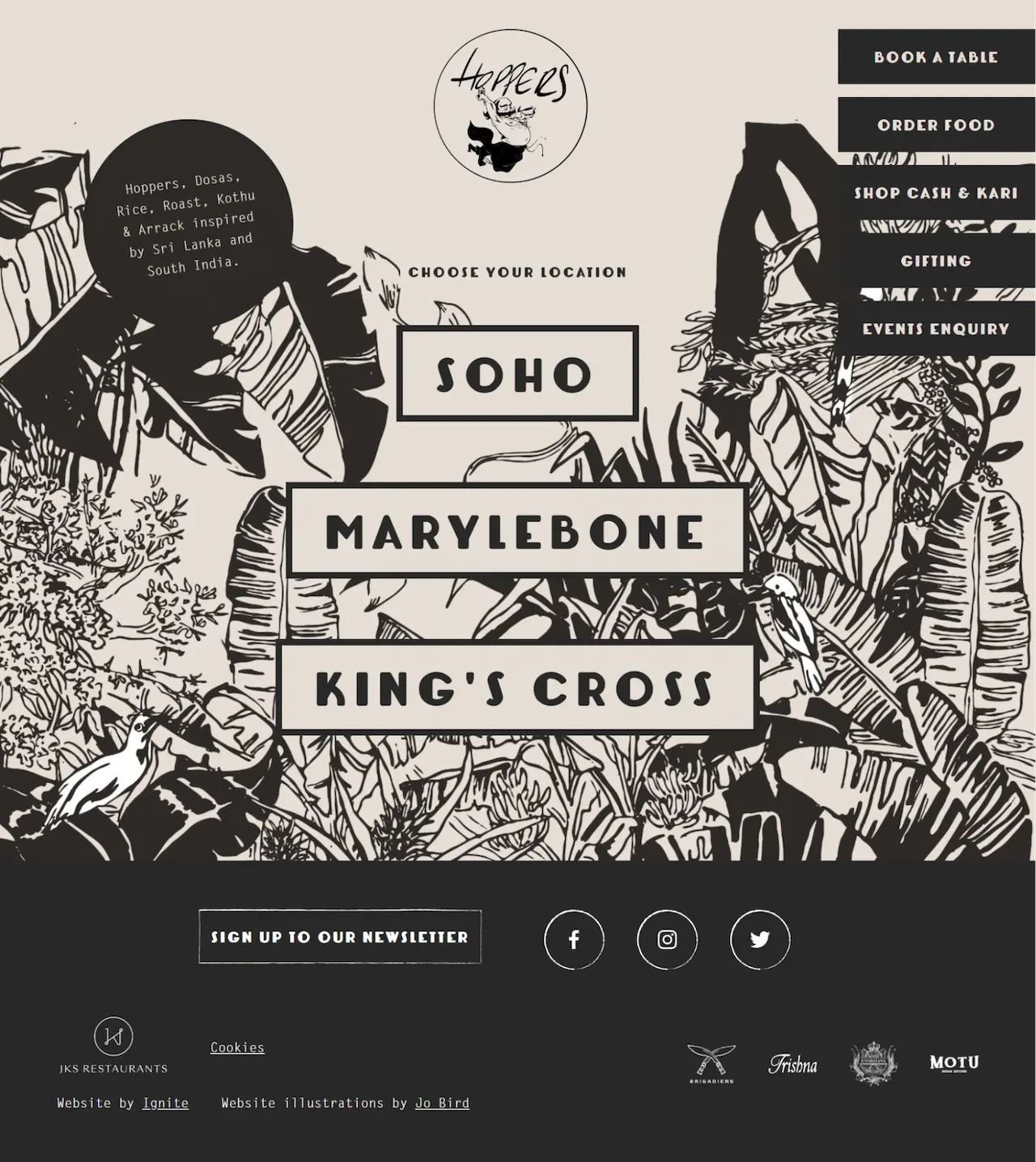 Hoppers Restaurant Landing Page Example ConvertFlow