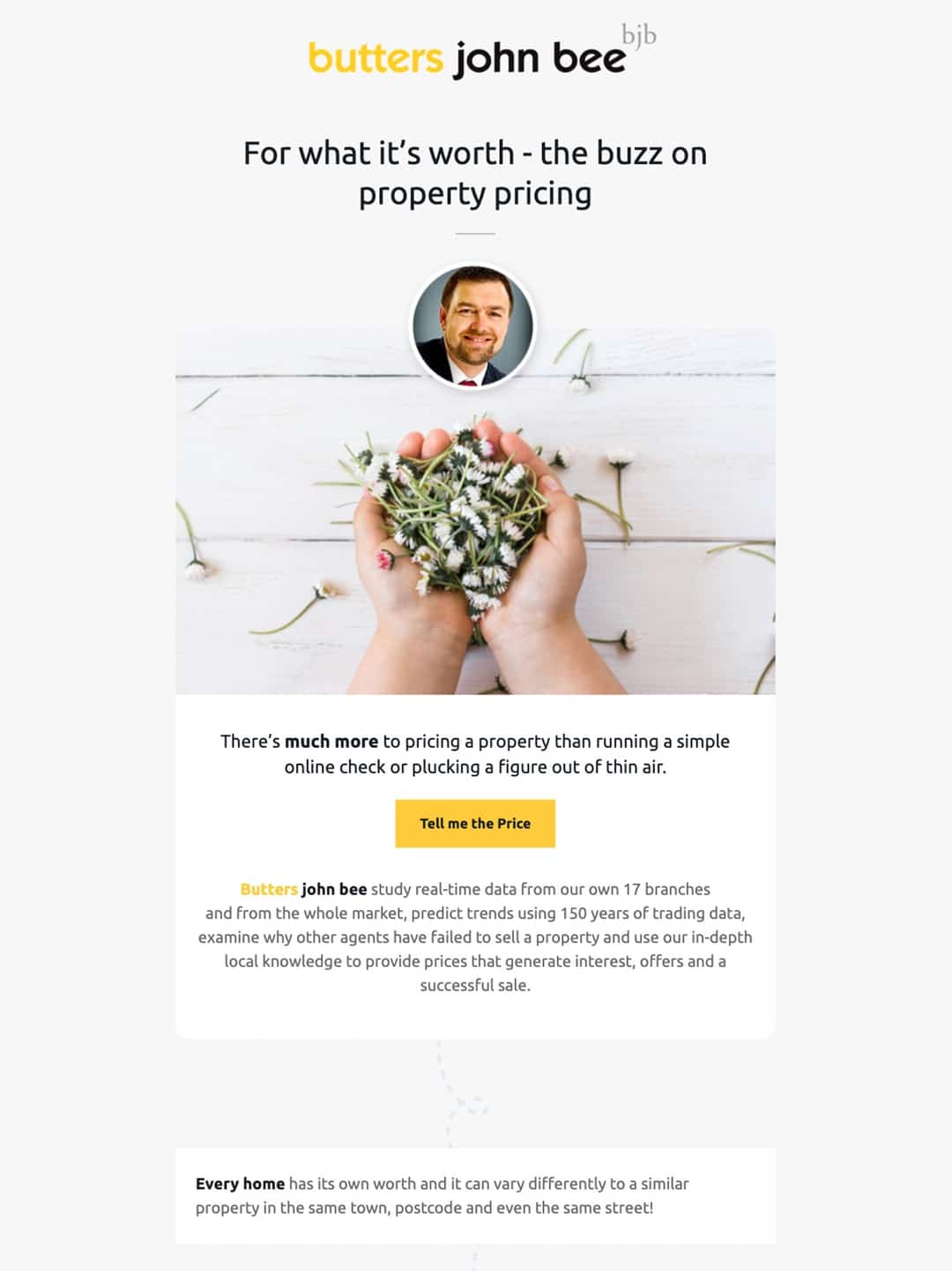 Email automation campaign for Butters John Bee Starberry