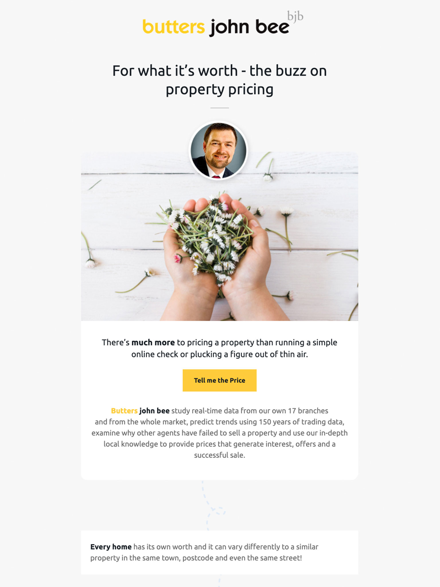 Email automation campaign for Butters John Bee Starberry