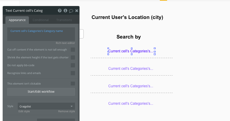 Bubble No Code Craigslist Clone Walkthrough Tutorial