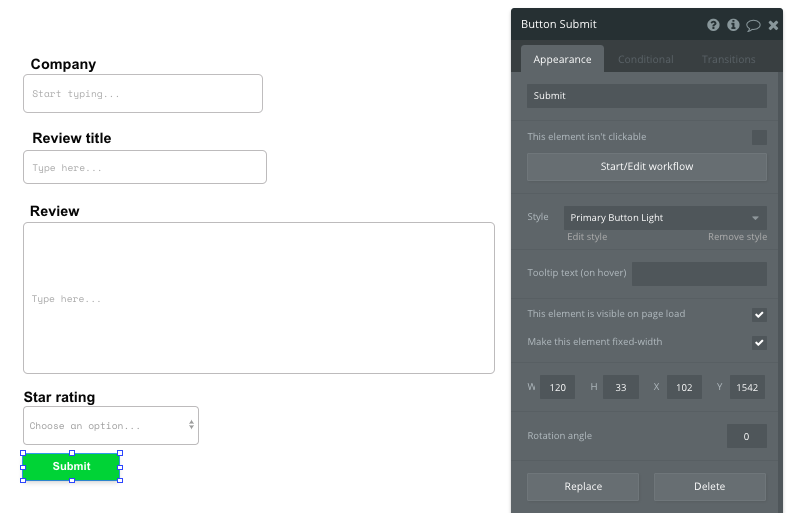 Bubble Glassdoor Clone Tutorial Walkthrough