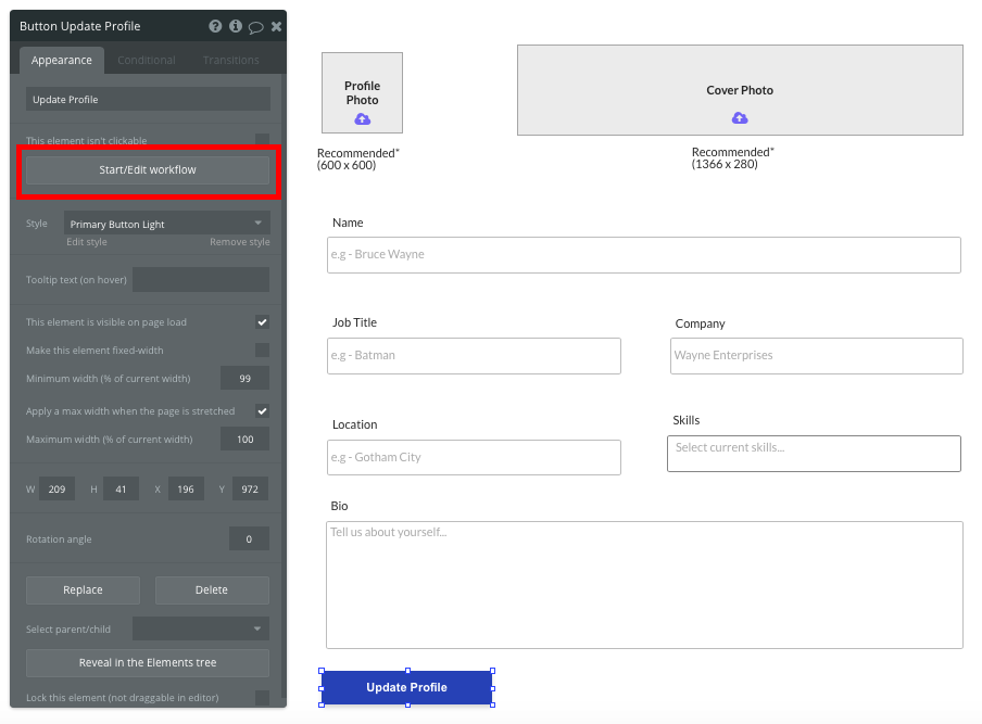 Bubble No Code LinkedIn Clone Walkthrough