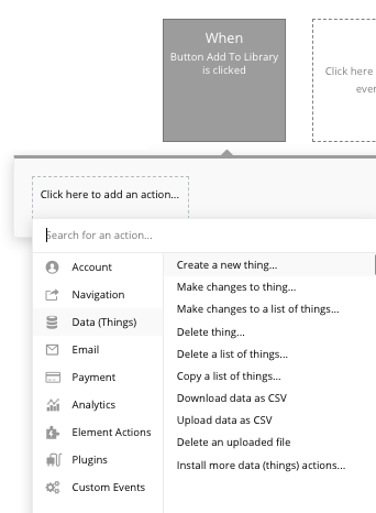 Bubble Netflix Library Workflow Walk Through