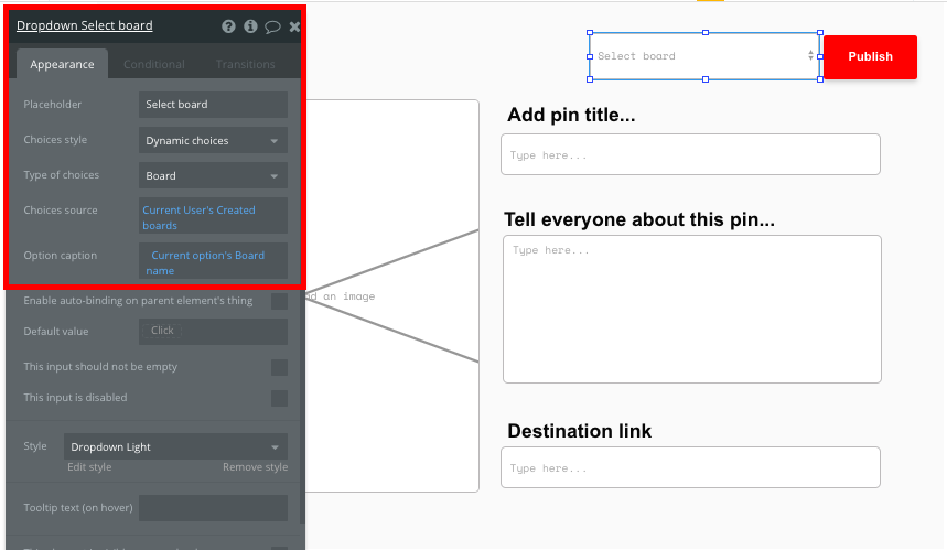 Bubble No Code Pinterest Tutorial Walkthrough