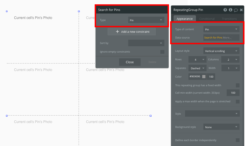 Bubble No Code Pinterest Tutorial Walkthrough