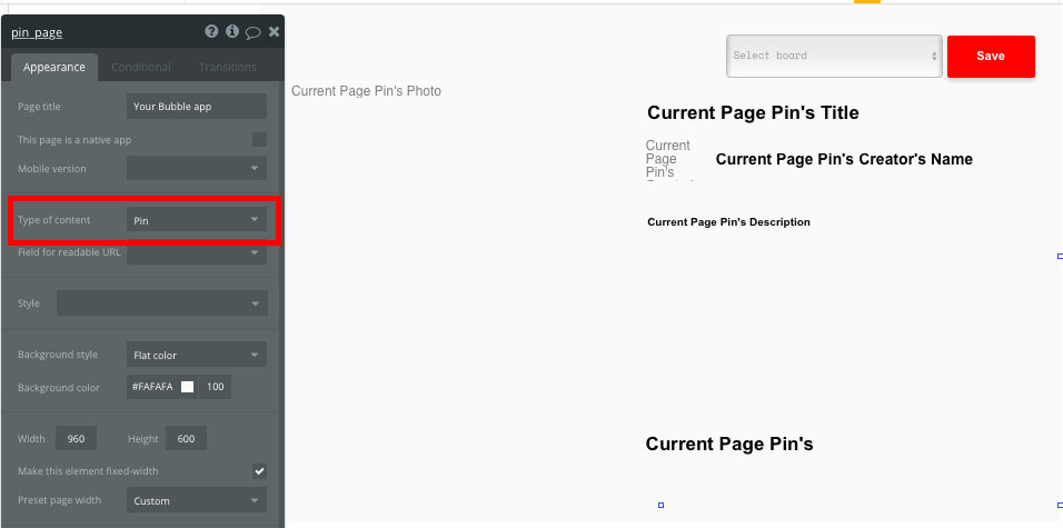 Bubble No Code Pinterest Tutorial Walkthrough