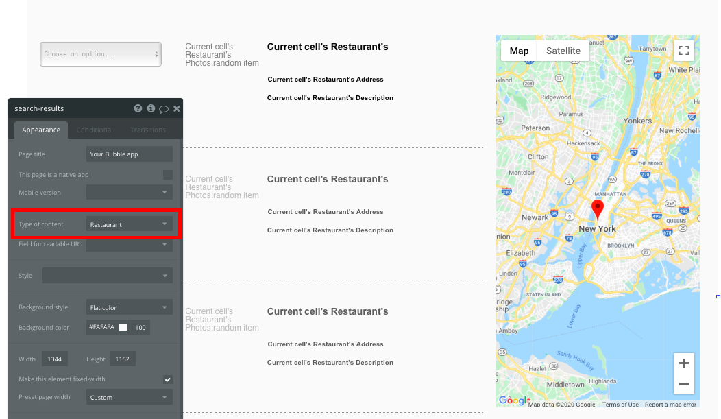 Bubble no code yelp clone tutorial template