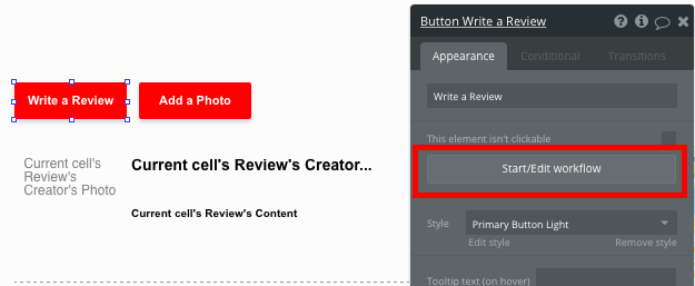 Bubble no code yelp clone tutorial template