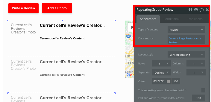 Bubble no code yelp clone tutorial template